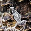 skull poison bottle necklace