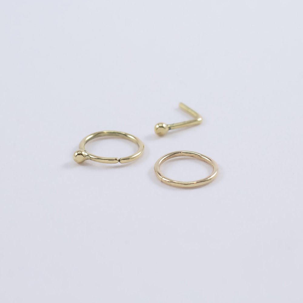 Oufer Helix Earrings 16G 9K Solid Gold Cartilage, Hoop Rings CZ Line, Helix,  Hoop Daith Rook Conch, Piercing Earring Jewellery Nose Hoop Ring, :  Amazon.co.uk: Fashion