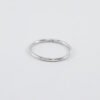 18ct Gold 1.5mm Delicate Halo Wedding Ring - Image 2
