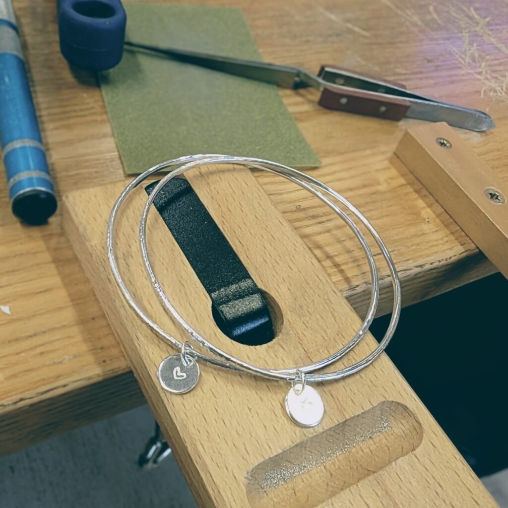 Silver Charm Bangle Workshop