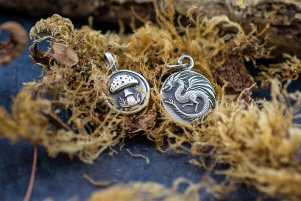 Sterling Silver Wyvern Pendant - Image 4